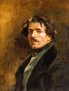 Self-portrait by Ferdinand Victor Eugene Delacroix